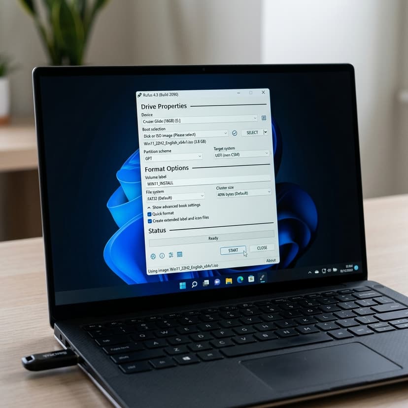 Cara Menggunakan Rufus untuk Membuat Bootable Flashdisk Windows